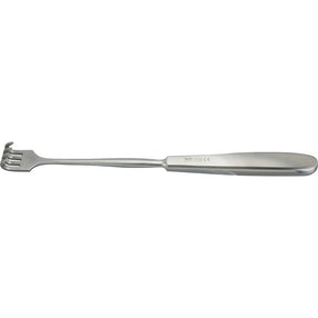 MILTEX VOLKMAN Retractor, 8-1/2" (218mm), 4 Prongs, Sharp, Hollow Handle. MPN: 11-508