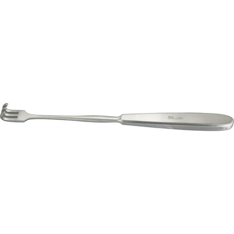 MILTEX VOLKMAN Retractor, 8-1/2" (218mm), 3 Prongs, Blunt, Hollow Handle. MPN: 11-514