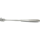 MILTEX VOLKMAN Retractor, 8-1/2" (218mm), 4 Prongs, Blunt, Hollow Handle. MPN: 11-516