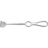 MILTEX VOLKMAN Retractor, 8-1/2" (216mm), 6 Prongs, Sharp, Ring Handle. MPN: 11-536