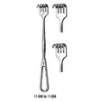 MILTEX VOLKMAN Retractor, 8-3/4" (220mm), U.S.A. pattern, 3 Prongs, Blunt, Ring Handle. MPN: 11-552