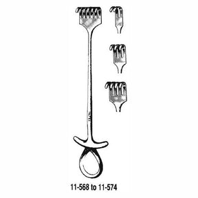 MILTEX MURPHY Retractor, 7-1/2" (191mm), Blunt, 4 Prongs. MPN: 11-572