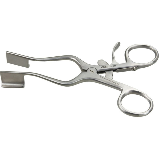 MILTEX WEITLANER Retractor, 5-1/4" (134mm), Solid Blades, 2-3/4" (70mm) Spread. MPN: 11-611