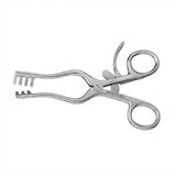 MILTEX WEITLANER Retractor, 9-1/2" (240mm), Blunt, 3 X 4 Teeth, 6" (155mm) Spread. MPN: 11-622