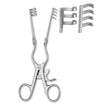 MILTEX BECKMAN-WEITLANER Retractor, 6-1/2" (16.5 cm), blunt, 3 X 4 teeth, hinge blades. MPN: 11-634-BL