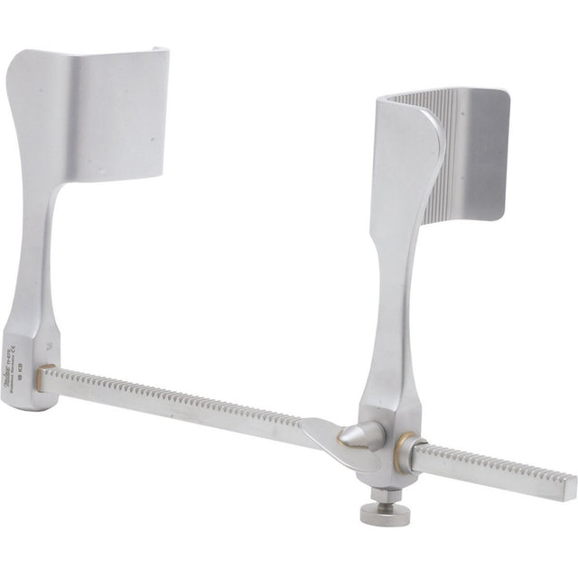 MILTEX TUFFIER Retractor, 2" (5.1 cm) X 1-3/4" (4.4 cm), grooved blades, 6-1/2" (16.5 cm) spread. MPN: 11-676