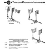 MILTEX TUFFIER Retractor, 2" (5.1 cm) X 1-3/4" (4.4 cm), grooved blades, 6-1/2" (16.5 cm) spread. MPN: 11-676 - Image 3