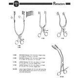 MILTEX BECKMAN-ADSON Retractor, 12-1/2" (31.8 cm), hinged, sharp, 4 X 4 teeth, 3/4" (1.9 cm) X 1" (2.5 cm). MPN: 11-684 - Image 2