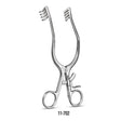 MILTEX ADSON Retractor, 7-1/2" (19.1 cm), sharp, 4 X 4 teeth 3/4" (1.9 cm) X 3/4" (1.9 cm), angled arms. MPN: 11-702