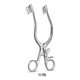 MILTEX ADSON Retractor, 7-1/2" (19.1 cm), sharp, 4 X 4 teeth 3/4" (1.9 cm) X 3/4" (1.9 cm), angled arms. MPN: 11-702