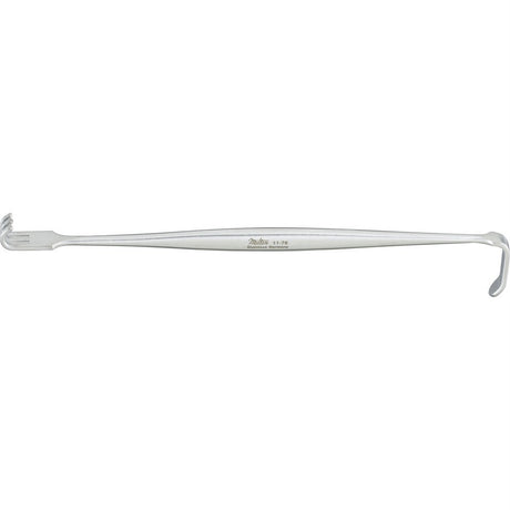 MILTEX SENN Retractor, 6-3/8" (16.2 cm), blunt, double end. MPN: 11-76