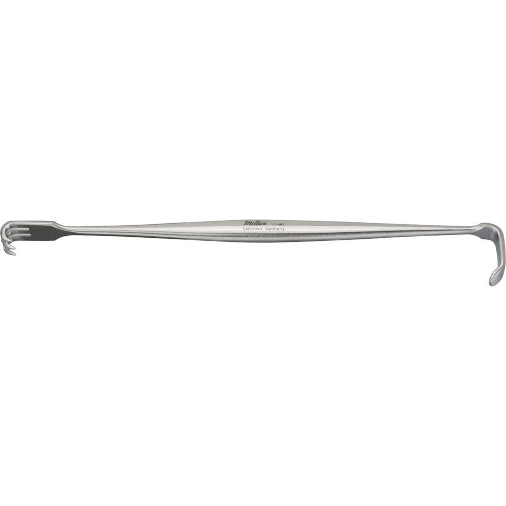 MILTEX MATHIEU Retractor, 6-1/2" (16.5 cm), sharp, double end. MPN: 11-80