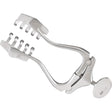 MILTEX MATHIEU Retractor, 6-1/4" (160mm), Blunt, Double Ended, 3 Blunt Prongs and 6.3mm X 21mm Blade. MPN: 11-81
