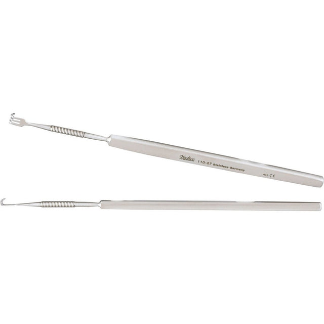 MILTEX Flexible Neck Rake Retractor, 3 sharp prongs. MPN: 11D-27