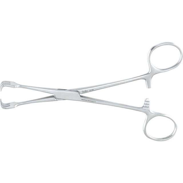 MILTEX LAHEY Traction Forceps, 6-1/4" (156mm), 3 X 3 teeth. MPN: 12-80