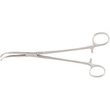MILTEX GREEN Cystic Duct Forceps, 8-1/2" (218mm), Curved, Delicate, 4 X 4 Locking Teeth. MPN: 14-51
