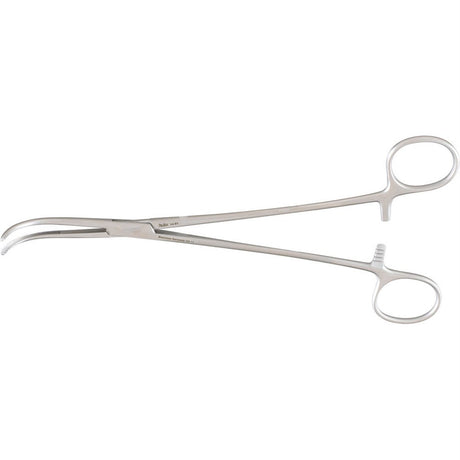 MILTEX GREEN Cystic Duct Forceps, 8-1/2" (218mm), Curved, Delicate, 4 X 4 Locking Teeth. MPN: 14-51