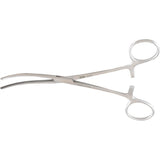 MILTEX Baby DOYEN Intestinal Forceps, 6-1/2" (16.5 cm), curved, flexible blades with diagonal serrations. MPN: 16-110