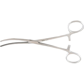 MILTEX Baby DOYEN Intestinal Forceps, 6-1/2" (16.5 cm), curved, flexible blades with diagonal serrations. MPN: 16-110