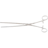 MILTEX KOCHER Forceps, 10-3/4" (272mm), Straight, Longitudinal Serrations. MPN: 16-120