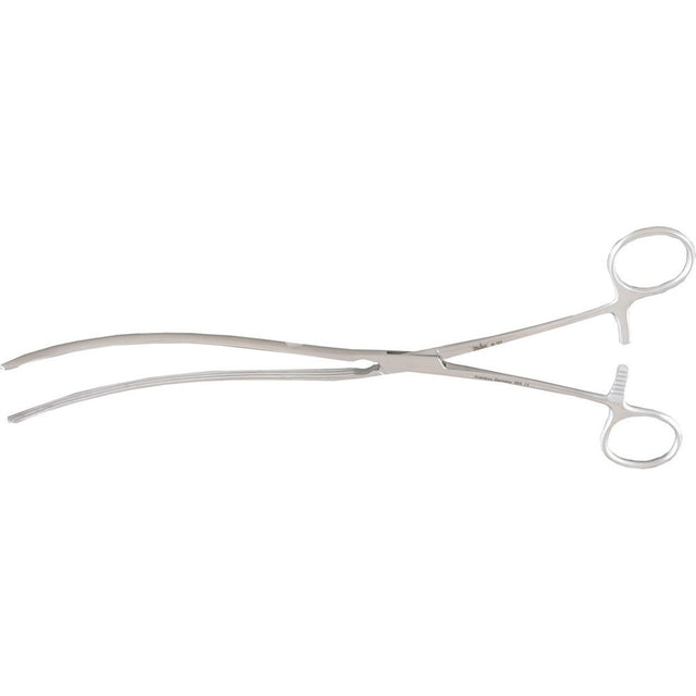 MILTEX KOCHER Forceps, 10-3/4" (272mm), Curved, Longitudinal Serrations. MPN: 16-122