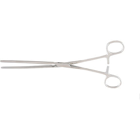 MILTEX DOYEN Intestinal Forceps, 9" (22.9 cm), straight, flexible blades with longitudinal serrations. MPN: 16-160