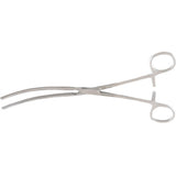 MILTEX DOYEN Intestinal Forceps, 9" (22.9 cm), curved, flexible blades with longitudinal serrations. MPN: 16-162