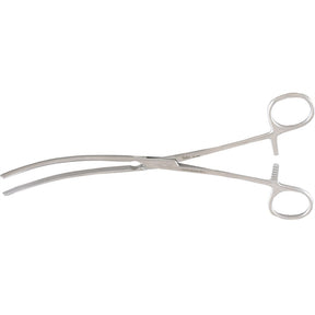 MILTEX DOYEN Intestinal Forceps, 9" (22.9 cm), curved, flexible blades with longitudinal serrations. MPN: 16-162