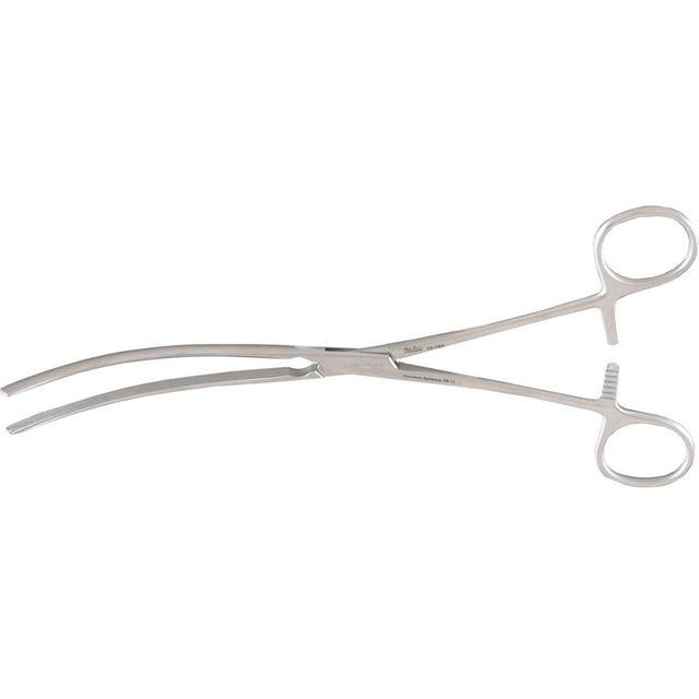 MILTEX DOYEN Intestinal Forceps, 9" (22.9 cm), curved, flexible blades with longitudinal serrations. MPN: 16-162