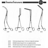 MILTEX FEHLAND Intestinal Clamp, 9-3/4" (24.8 cm), right angle with 3-1/4" (8.3 cm) long jaws. MPN: 16-174 - Image 2