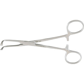 MILTEX ALLIS Tissue Forceps, 5-3/4" (146mm), 4 X 5 Teeth, Angular Jaws. MPN: 16-20