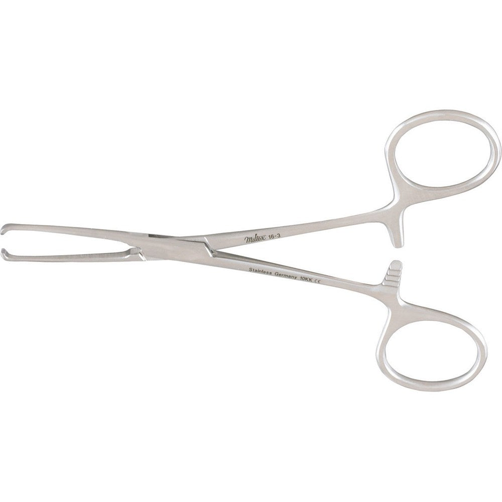 MILTEX Baby ALLIS Tissue Forceps, 5-1/8" (129mm), 4 X 5 Teeth, Delicate Jaws 2.8mm Wide. MPN: 16-3