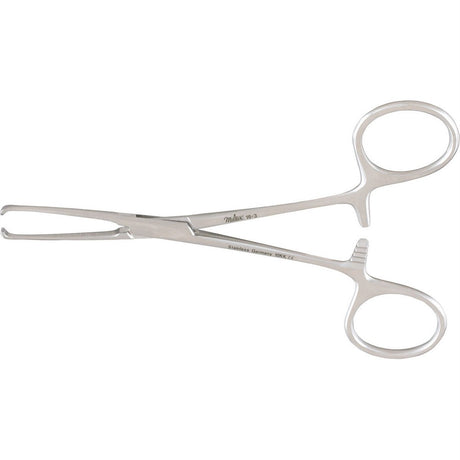 MILTEX Baby ALLIS Tissue Forceps, 5-1/8" (129mm), 4 X 5 Teeth, Delicate Jaws 2.8mm Wide. MPN: 16-3