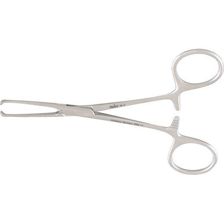 MILTEX Baby ALLIS Tissue Forceps, 5-1/2" (141mm), 4 X 5 Teeth, 4.3mm Wide Jaws, Delicate. MPN: 16-4