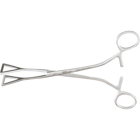 MILTEX COLLIN Tissue Forceps, Straight, 7-3/4" (200mm), 1-1/8" (29mm) Wide Jaws. MPN: 16-54