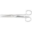 MILTEX Utility Scissors straight, sharp/blunt, one serrated blade, extra heavy, Length= 6-1/2" (16.5 cm). MPN: 1700