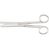 MILTEX Utility Scissors straight, blunt/blunt, one serrated blade, extra heavy, Length= 6-1/2" (16.5 cm). MPN: 1702