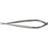 Miltex Micro Needle Holder, 5½" (14 cm), Curved, Round Handles, 0.75 mm and 1.0 mm Tips. MPN: 17-1000
