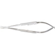 Miltex Micro Needle Holder, 5¼" (13.3 cm), Curved, with Lock, Round Handles, 0.6 mm Tips. MPN: 17-1020