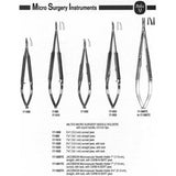 Miltex Micro Needle Holder, 5¼" (13.3 cm), Curved, with Lock, Round Handles, 0.6 mm Tips. MPN: 17-1020 - Image 3