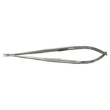 Miltex Micro Needle Holder, 7⅛" (18.1 cm), Straight, with Lock, Round Handles, 0.6 mm Tips. MPN: 17-1024