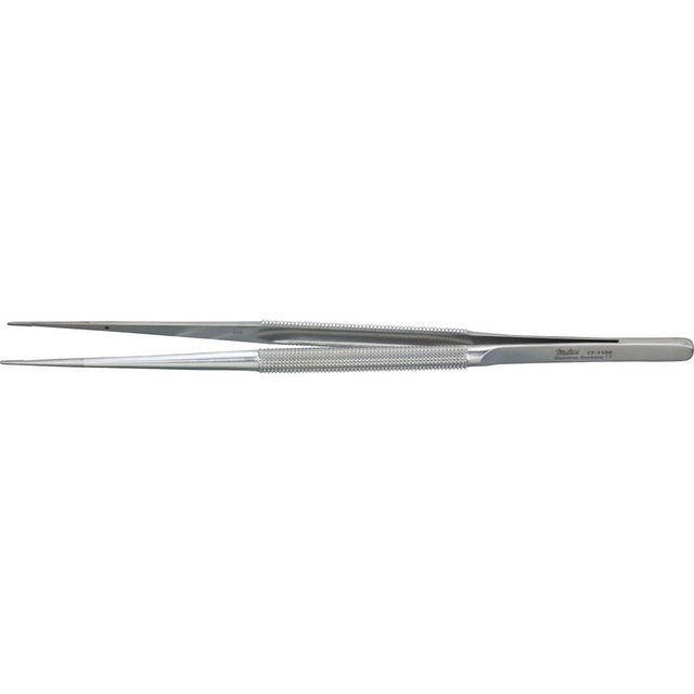 MILTEX Rhoton Micro Suture Forceps 7" (17.8 cm), straight with 0.7 mm tying platform. MPN: 17-1100