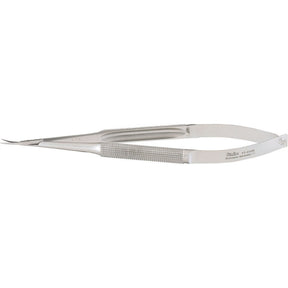 MILTEX Micro Surgery Scissors, Sharp Points, 5-3/4" (145mm) Curved, 10mm Blades, Round Handles. MPN: 17-2100