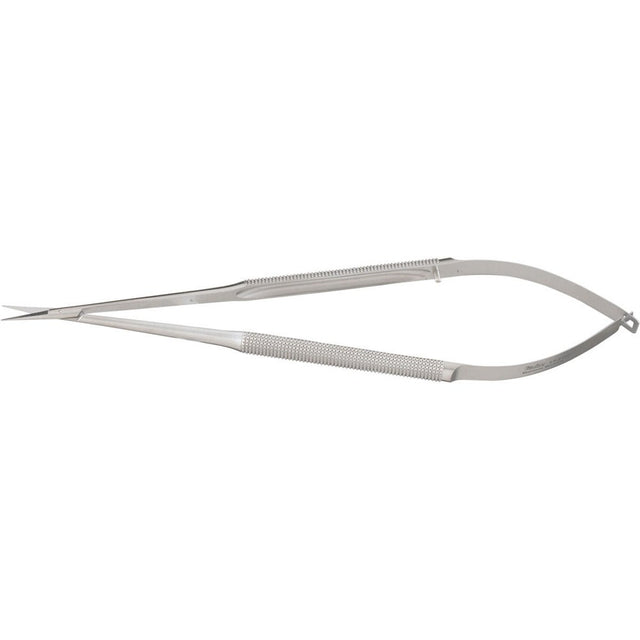 MILTEX Micro Surgery Scissors, sharp points, 7-1/8" (18.1 cm), straight, 6 mm blades, round handles. MPN: 17-2160