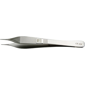 MILTEX Adson Dressing Forceps, 4-3/4" (120mm), Micro Jaw, 0.6mm Wide, Serrated. MPN: 17-2510
