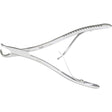 MILTEX Micro FRIEDMAN Rongeur, 5-1/2" (14cm), 90 degree angled, 1.3mm wide jaws, very delicate. MPN: 17D-4802