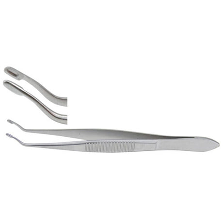 MILTEX ARRUGA Capsule Forceps, 4" (10.2 cm), new curve. MPN: 18-1002