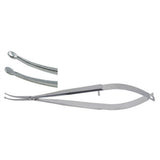 MILTEX SHEPARD Intraocular Lens Forceps, 4-1/2" (11.4 cm), 17 mm jaws, serrated tips. MPN: 18-1080