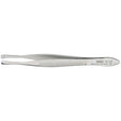 MILTEX LITTAUER Cilia Forceps, 3-1/2" (89mm), 3.5mm Wide Jaws with Fine Horizontal Serrations. MPN: 18-1100