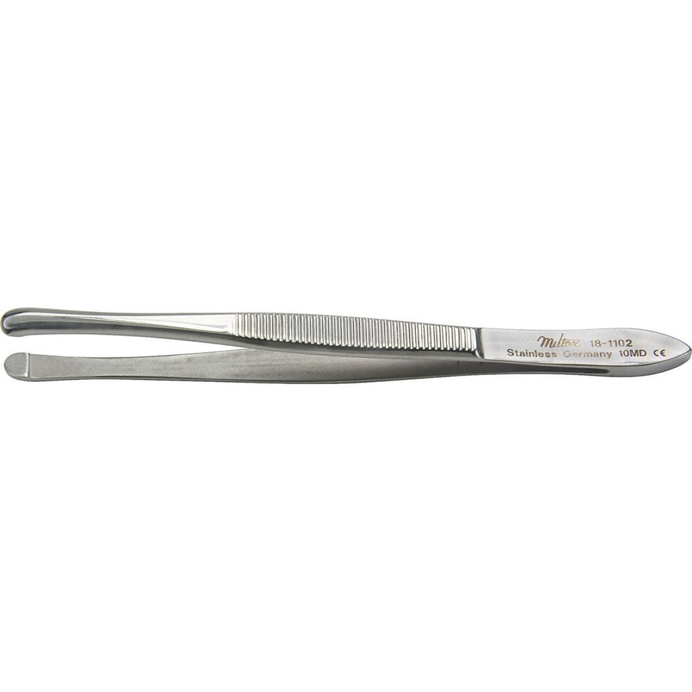MILTEX BEER Cilia Forceps, 3-1/2" (90mm), 4mm Wide Smooth Jaws. MPN: 18-1102